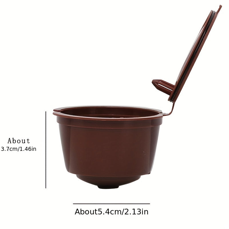 Nescafe Dolce Gusto mashinalari uchun 3 ta qayta ishlatiladigan qahva kapsulalari plastmassadan tayyorlangan