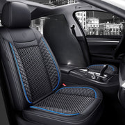 Full Coverage Black and Orange All-Season Car Seat Cover for Vehicles