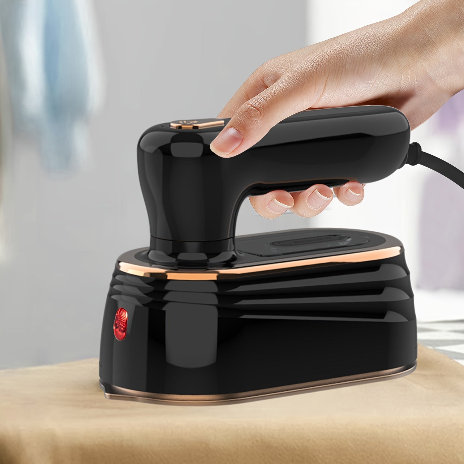 1200W Handheld Garment Steamer Iron with Large Soleplate for Home and Travel European Plug