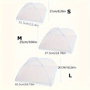 Stainless Steel Food Cover Tent for Picnics and Indoor Dining Insect Dust Protection