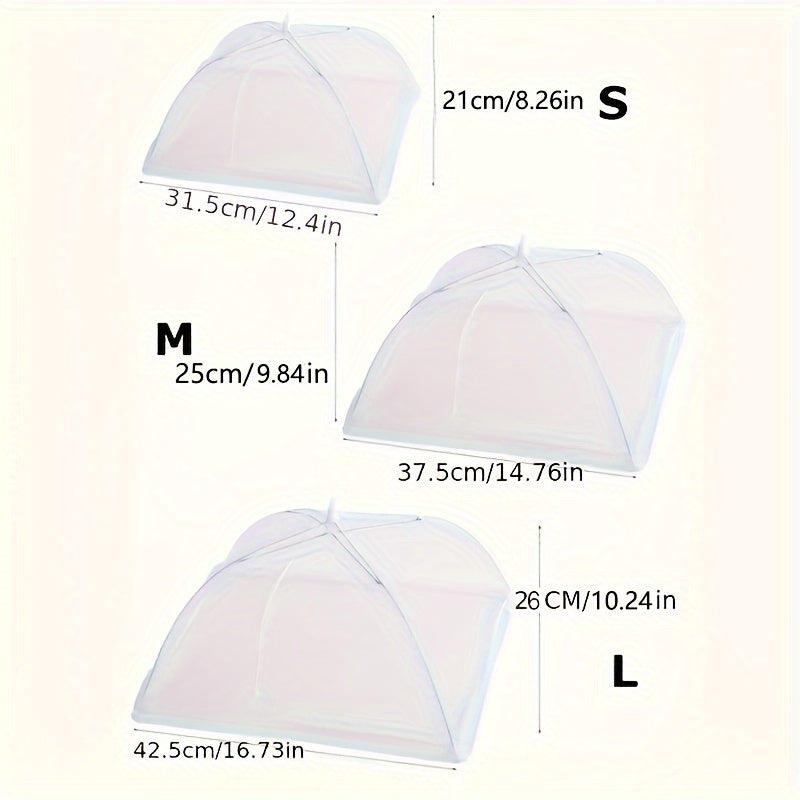 Stainless Steel Food Cover Tent for Picnics and Indoor Dining Insect Dust Protection
