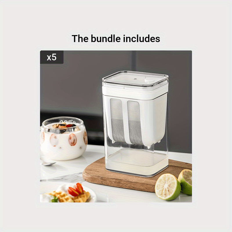 DIY Yogurt Maker Kit with Bento Box and Cold Brew Whey Separator
