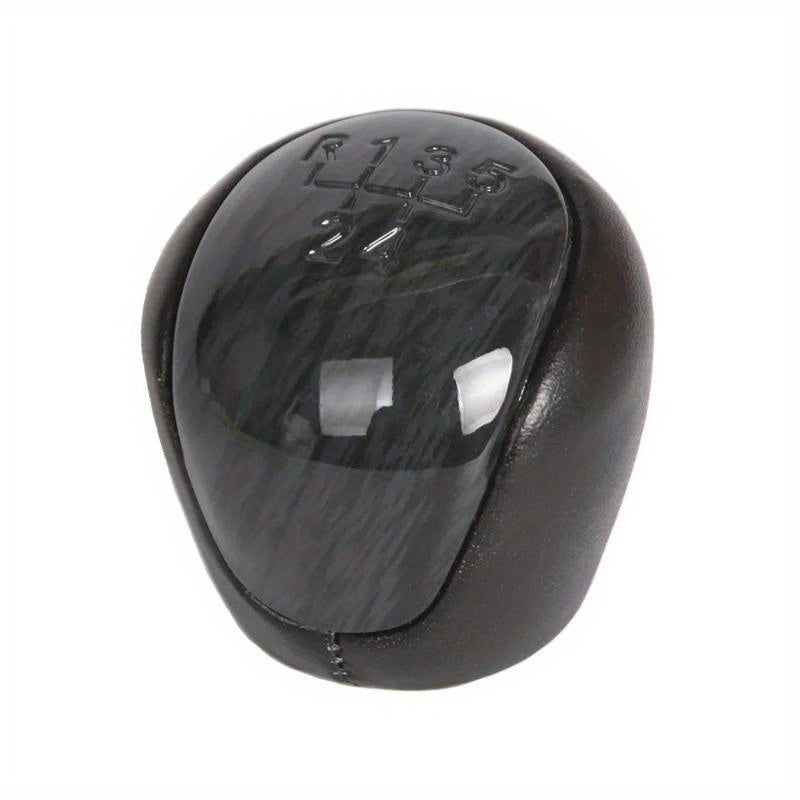 Premium xromlangan mexanik transmissiya uchun gear shift knopkasi, qora ABS