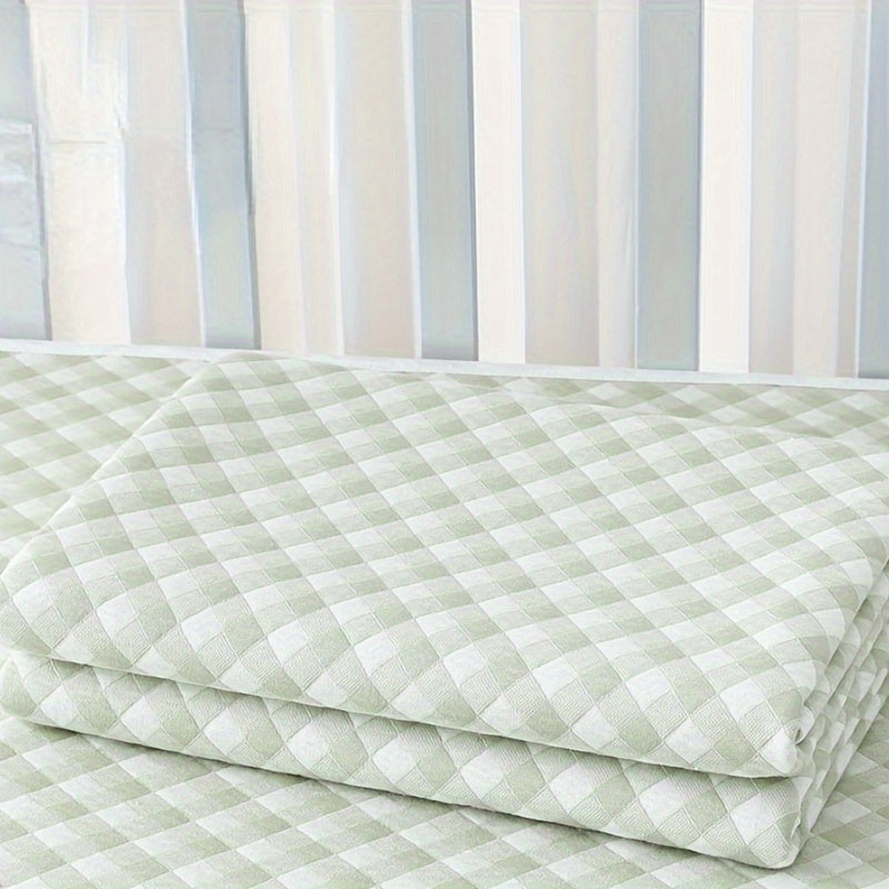 Water-Resistant Diaper Changing Pad with Absorbent Mat and Washable Mattress