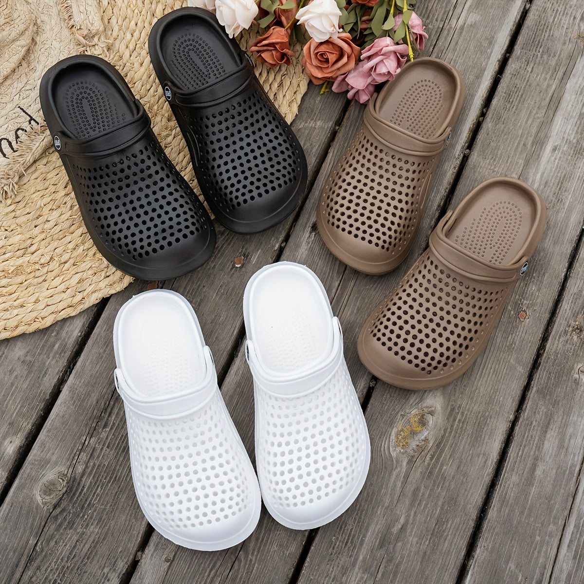 Women's Slip-On Shoes Soft EVA Non-Slip Platform Sandals Cushioned Indoor Outdoor