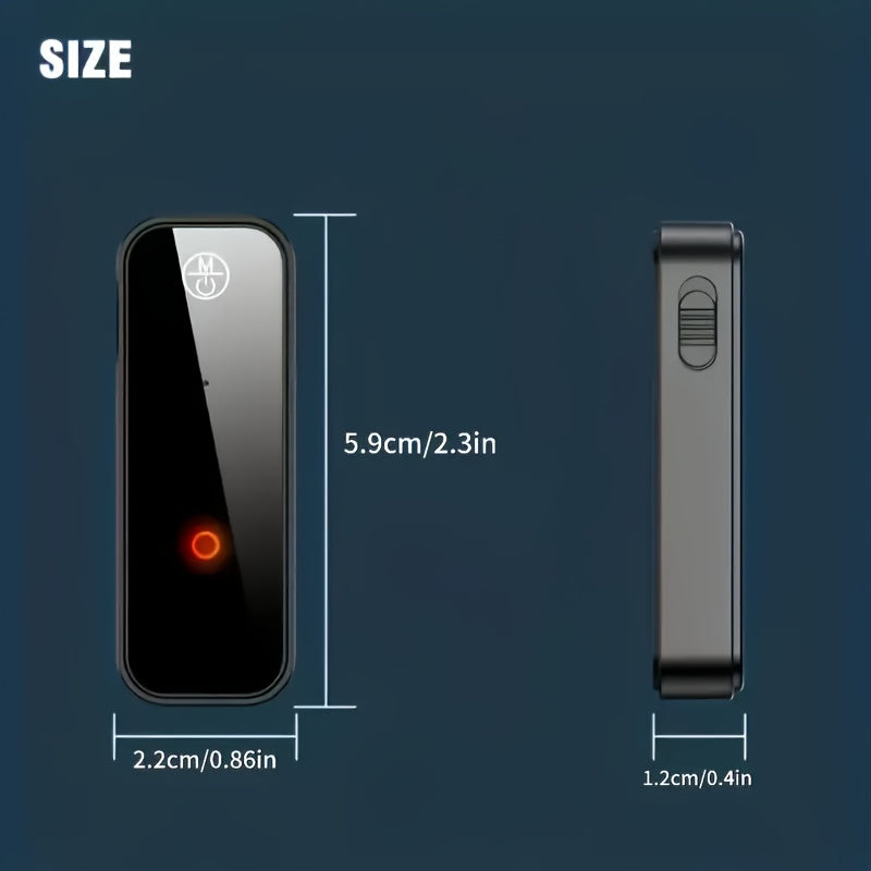 Wireless Car AUX Adapter for Hands-Free Calls and Audio Streaming