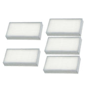 ilife Robot Tozalash Mashinasi uchun Aksesuarlar: Birinchi darajali Chang Olib Tashuvchi Yon Qalam, Yuqori samarali Filtr, v5, v5s, V3, V3s, v5pro, V50, V55 va x5 modellari bilan mos keladi, paketda 4 dona bor.