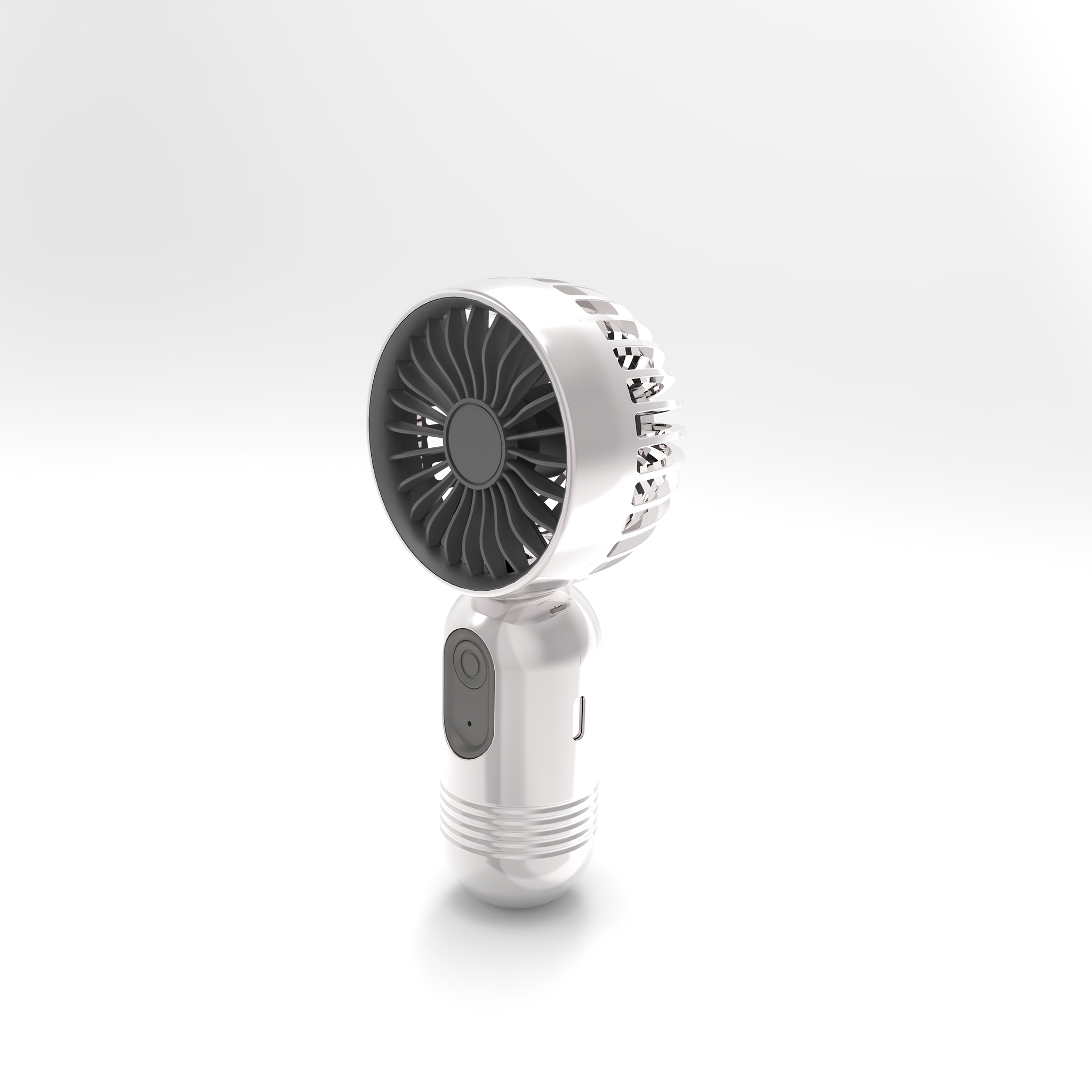 Portable Mini Fan with 3-Speed Settings USB Rechargeable Handheld Fan for Travel and Personal Use