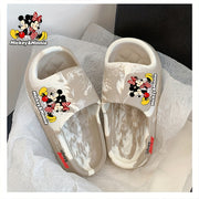 Women's Camouflage Soft Indoor Outdoor Slip-On Slippers with Non-Slip Soles