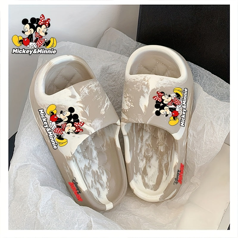 Women's Camouflage Soft Indoor Outdoor Slip-On Slippers with Non-Slip Soles