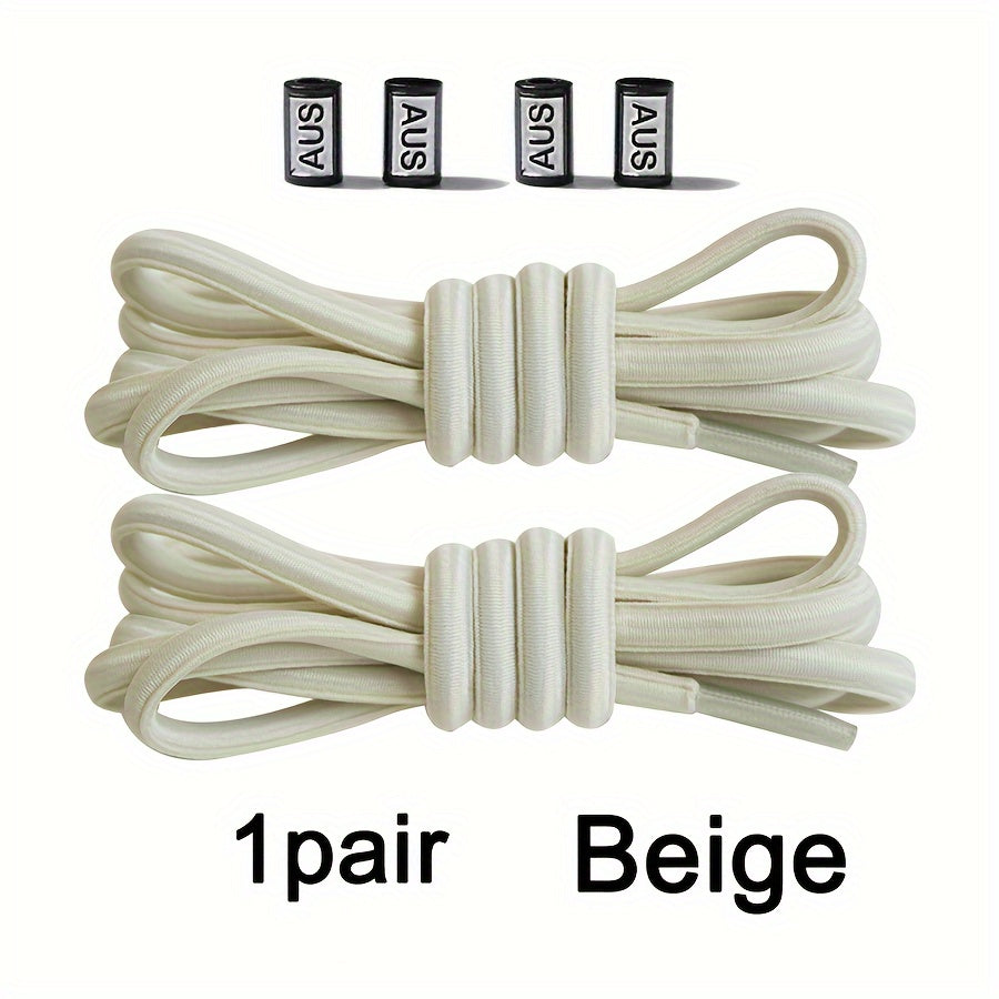 Unisex Elastic Colorful Shoelaces Durable Comfortable Adjustable