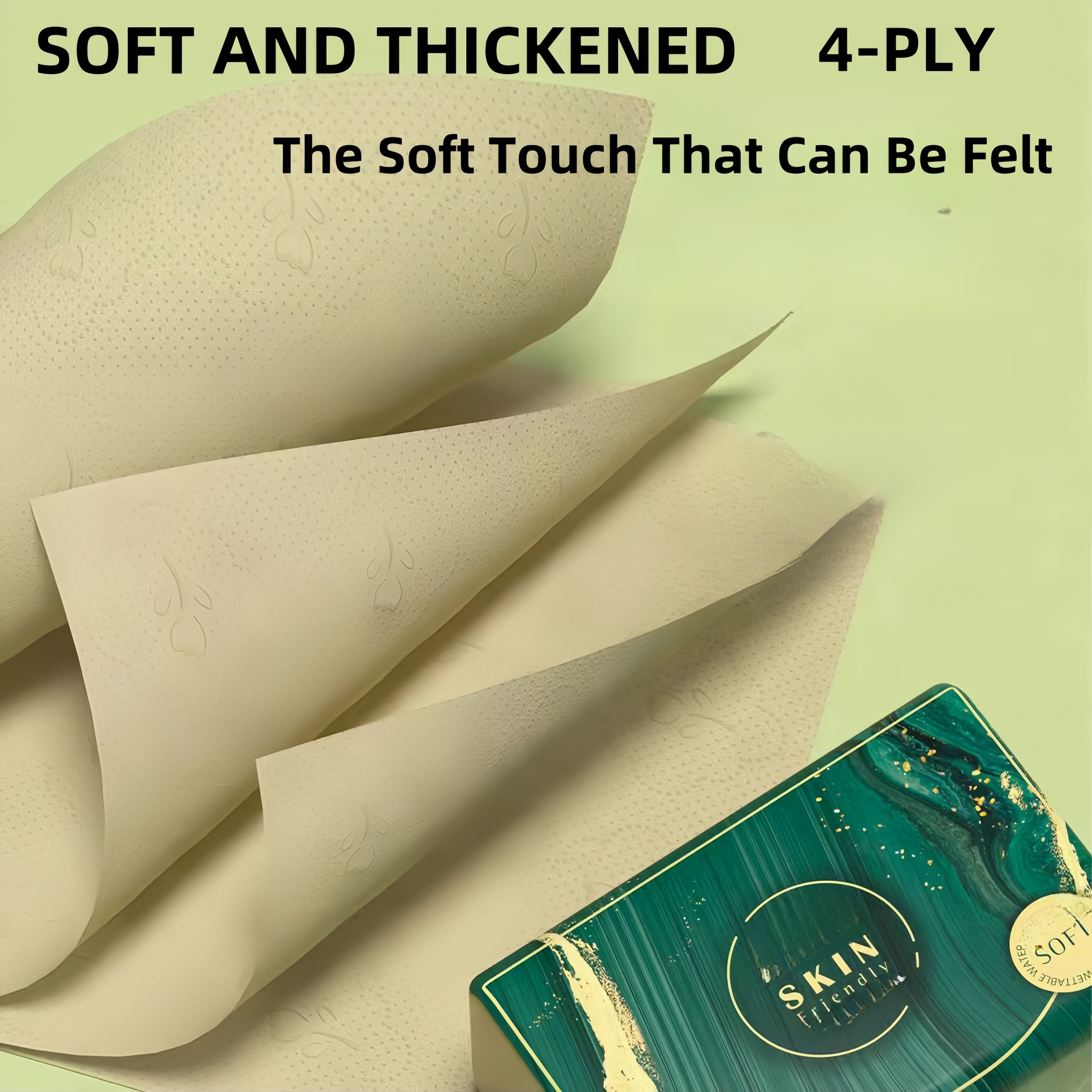 Rangli Glaze Series 4-qavatli tozaqog'oz, yumshoq, kuchli, yaxshi so'radigan bambuk qog'ozi, 16 ta paket