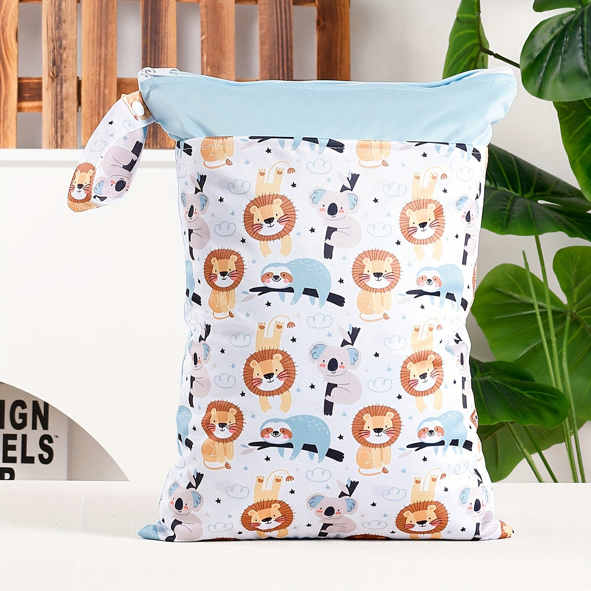 Водонепроницаемая сумка для влажных и сухих вещей - прочный полиэстеровый мешок с молнией для пляжа, бассейна, спортзала, путешествий - подходит для детей от 14 лет и старше, 1 штука