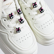 6 Pcs Black Cat Shoe Clips Cartoon Animal Lace Charms Shoe Decorations