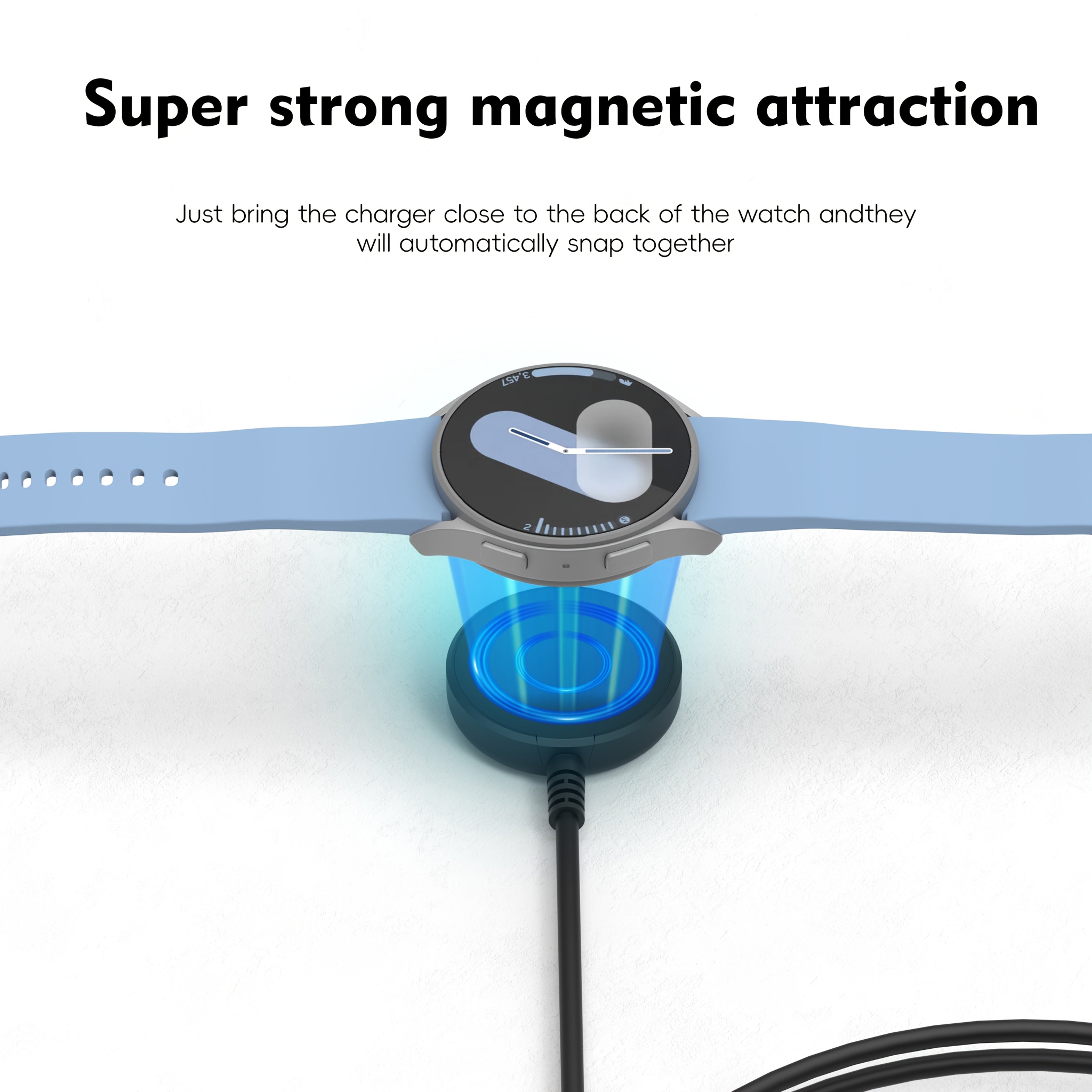 Smartwatch Charger for Galaxy Watch Pixel Watch and Active Models Magnetic USB Cable