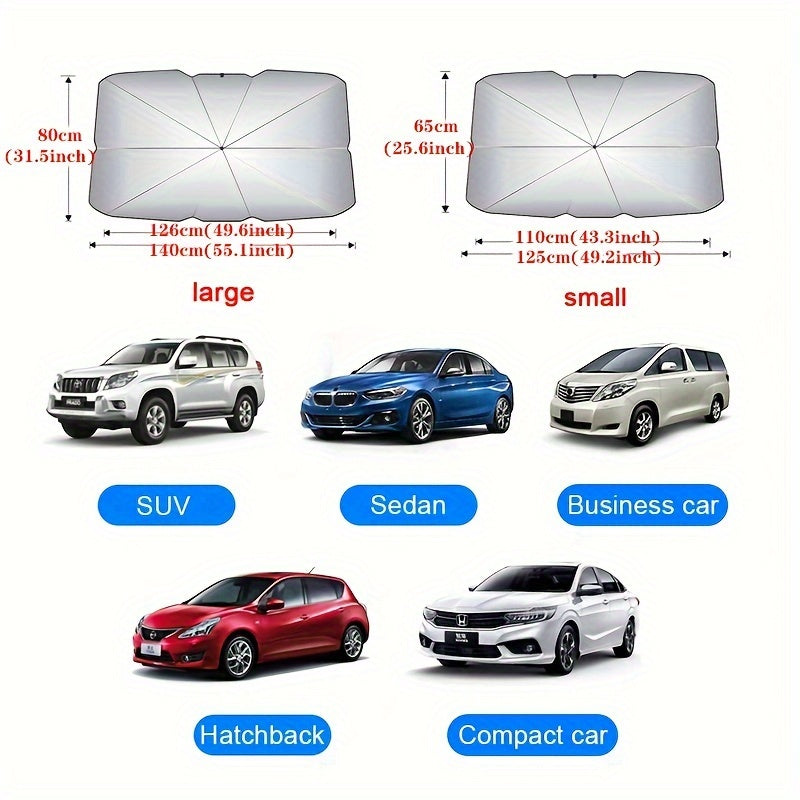 Автомобильный солнцезащитный зонт-навес, ветровое стекло, складной передний парасол, теплоизоляционный защитник