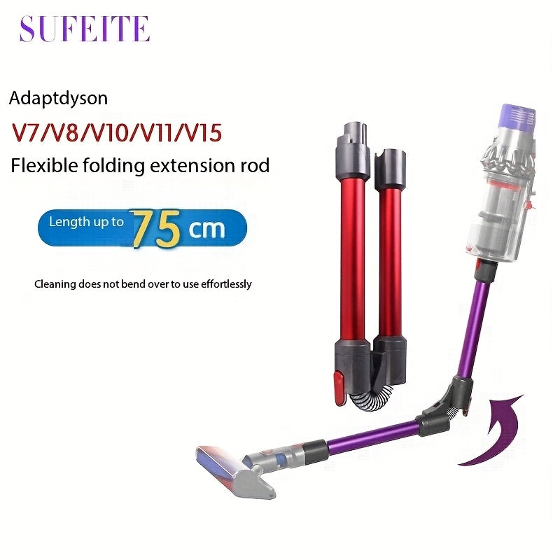 Telescopic Extension Pole for Dyson V10 V11 V15 Vacuum Cleaner Accessory Adjustable Metal Rod