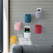 Wall-Mounted Phone Charging Dock and Storage Box Space-Saving Organizer