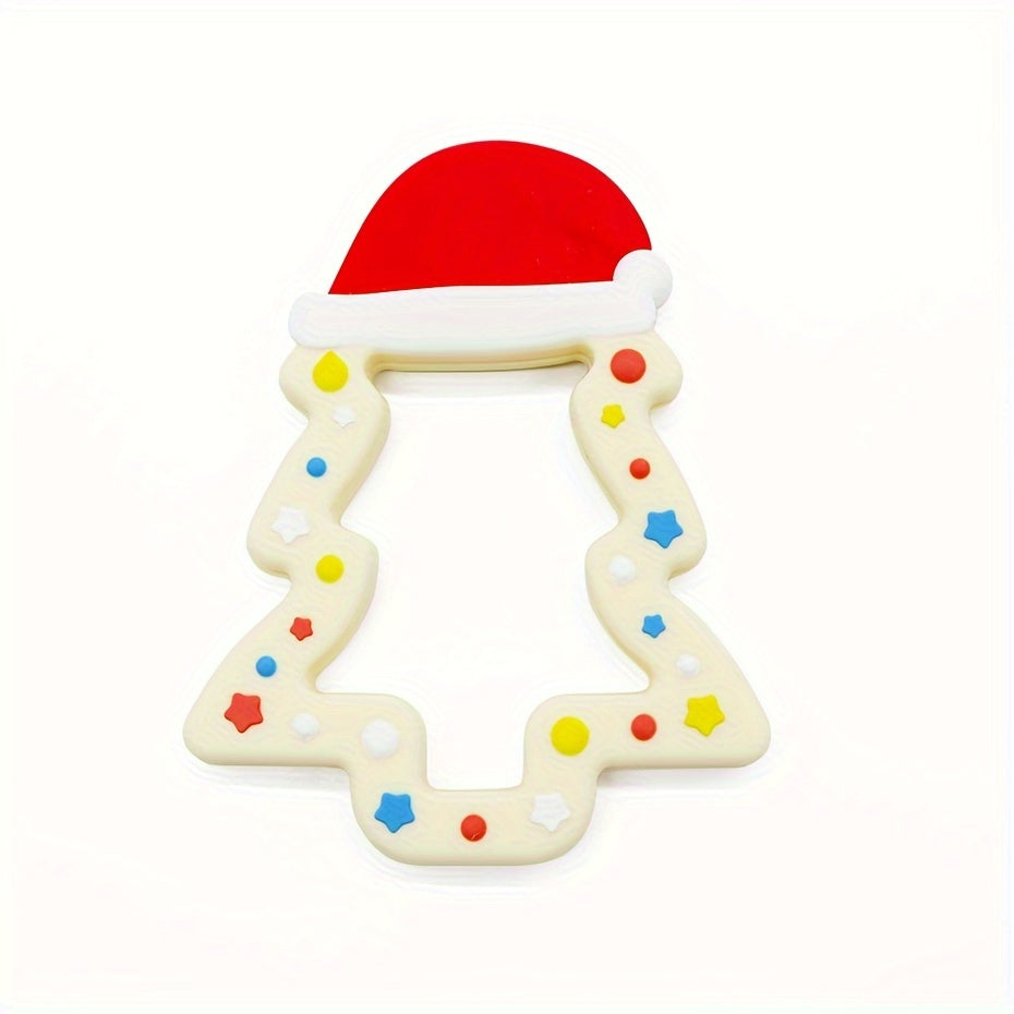 Kids Christmas Tree Teether Food-Grade Silicone Holiday Gift