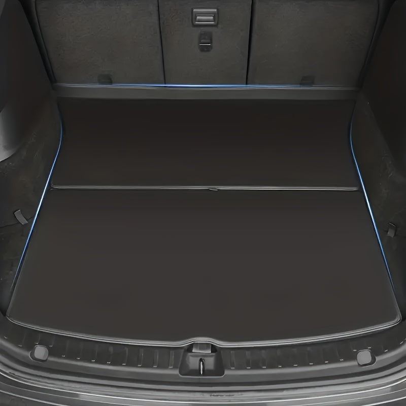 Faux Leather Rear Trunk Mat for Tesla Model Y/3 All-Weather Cargo Liner