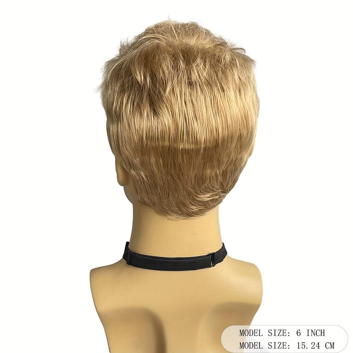 Men's Short Golden Wig for Parties, Costumes, and Daily Wear