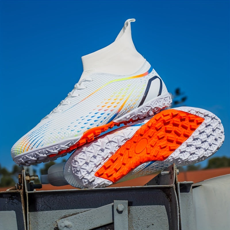 Bolalar uchun yuqori to'plangan futbol to'pi, sirpanmas tagliklar, nafas oladigan to'rli yuqori qismi va rang-barang aksessuarlar bilan, maktab sporti uchun mukammal.