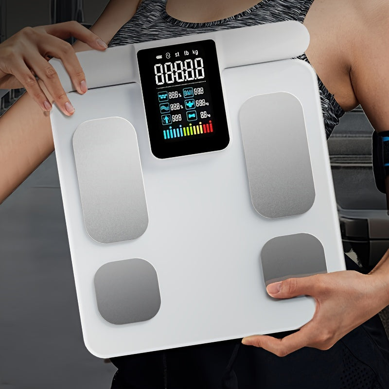 Wireless Smart Body Scale with High Precision Weight Measurement Rechargeable Lithium Battery