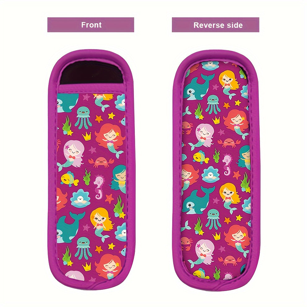 Neopren Muzli Popsicle Qopqog'i - Popsikllaringizni uslubda sovuq tuting, bu yoqimli va qayta ishlatiladigan qopda. Sizning oshxonangiz va ovqatlanish aksessuarlaringiz uchun mukammal, turli naqshlarda mavjud.