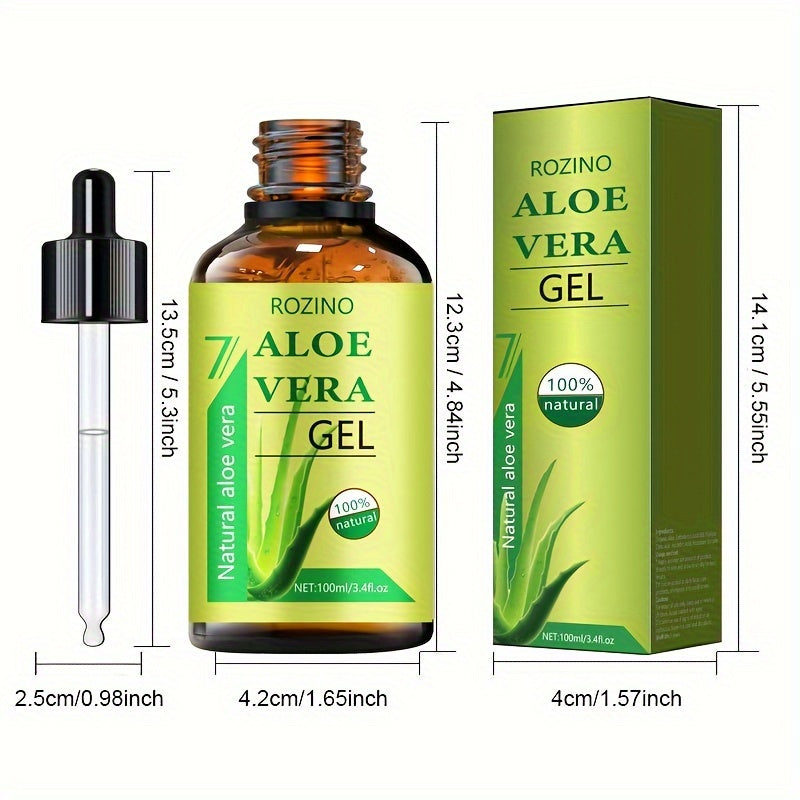 Aloe Vera Gel for Face 100ml Hydrating Paraben-Free Unscented All Skin Types Women