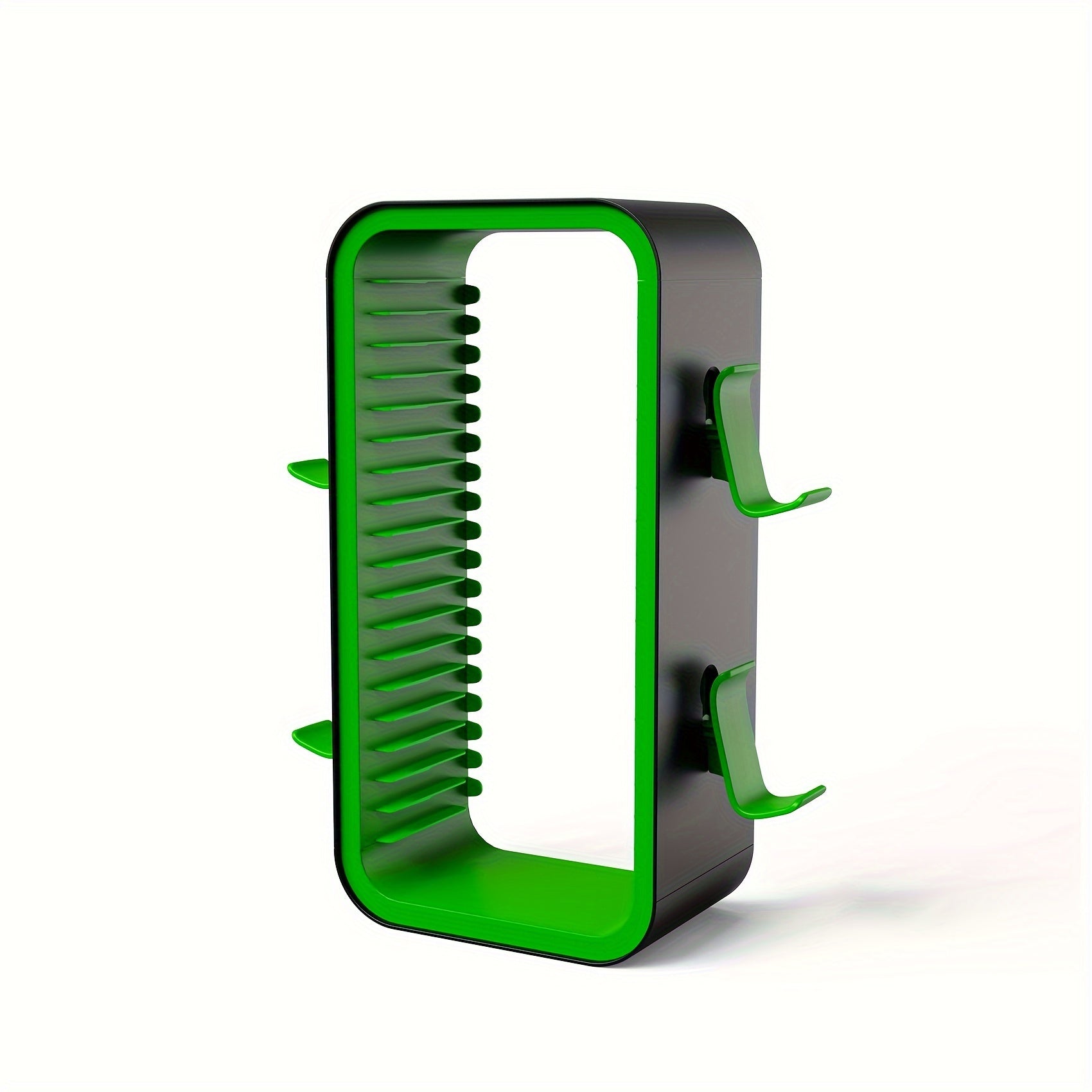 Game Storage Stand for PS5 PS4 Switch Xbox Holds 18 Discs 4 Controllers