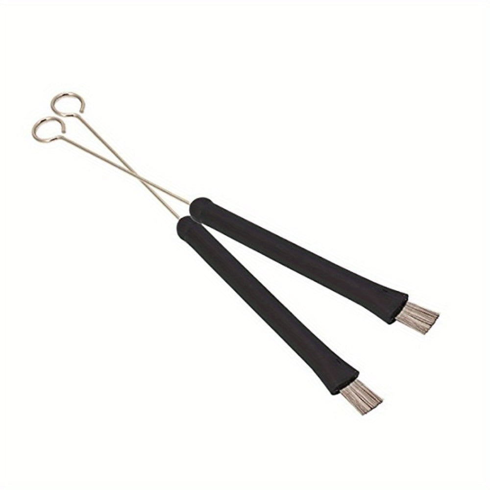 Retractable Drum Brush Set Black for Jazz Drumming Percussion Accessories