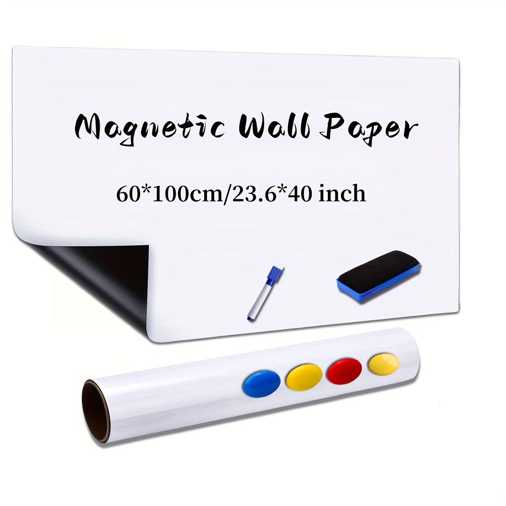 Magnetic Dry Erase Whiteboard Wall Mount for Home Office PVC 24x36 Inches