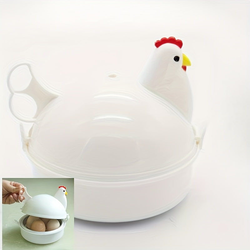 Chicken-shaped egg boiling pot aluminum alloy durable PP ideal for RV outdoor travel perfect for soft or hard boiled eggs