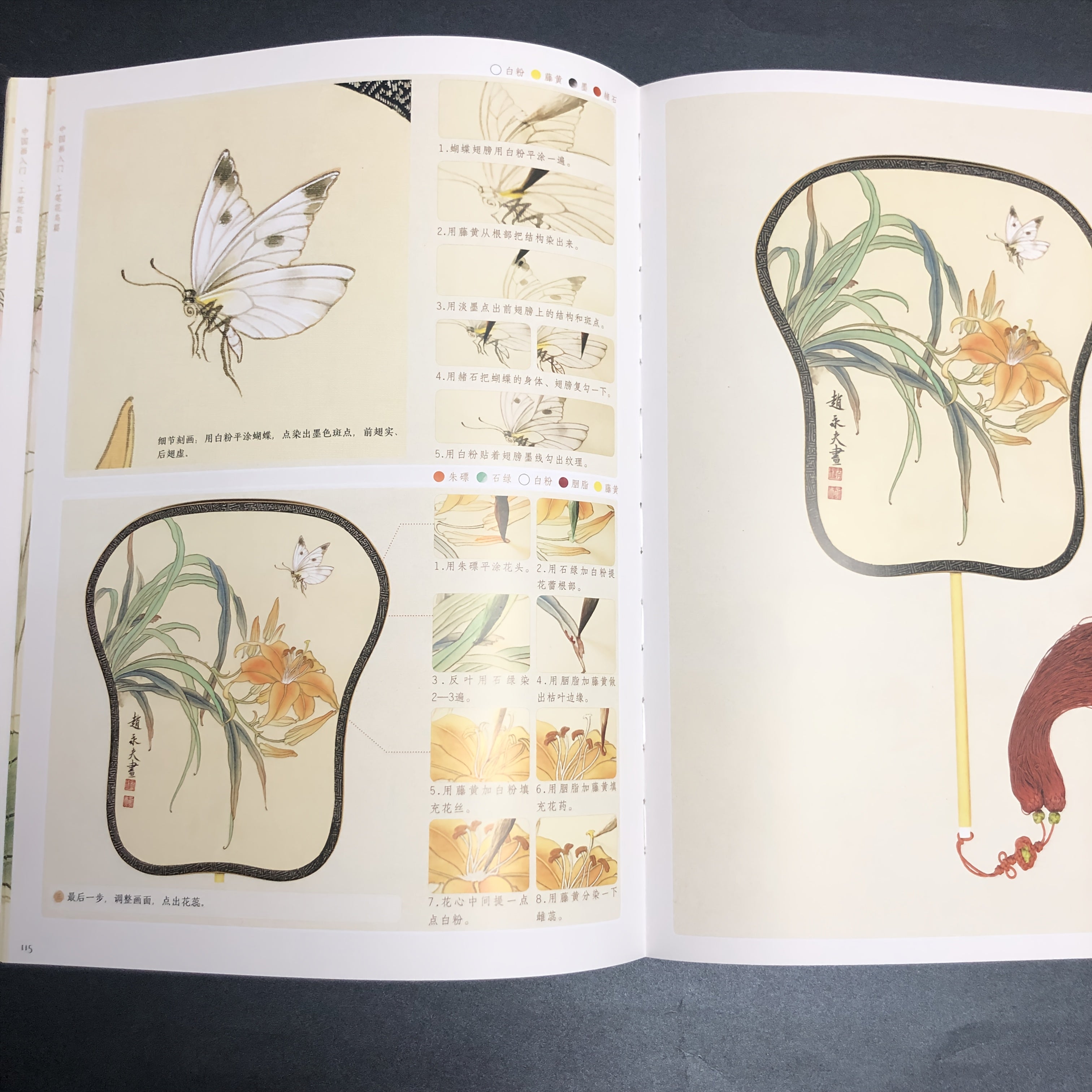 Beginner Chinese Gongbi Painting Kit for Flowers and Birds Art Tutorial with Techniques and Materials