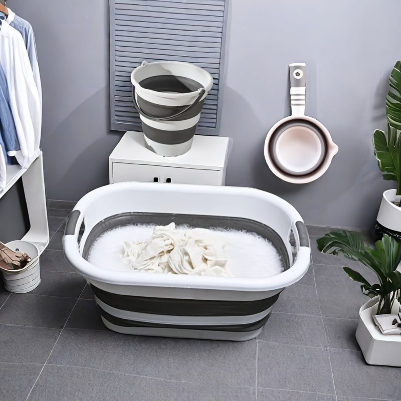 Yopilishi mumkin bo'lgan Uy Havzasi To'plami, Yuvish Kova, Savat, Qozon uchun kir yuvish, Tabiy, Plyaj