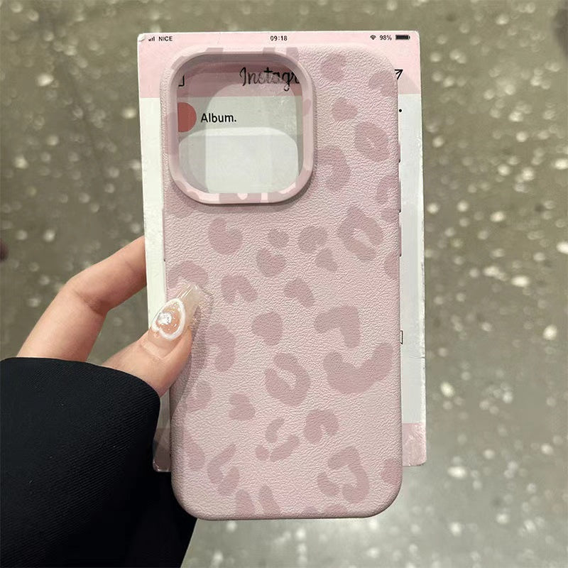 Leopard Pattern TPU Phone Case for iPhone Models Anti-Fouling Stylish Design