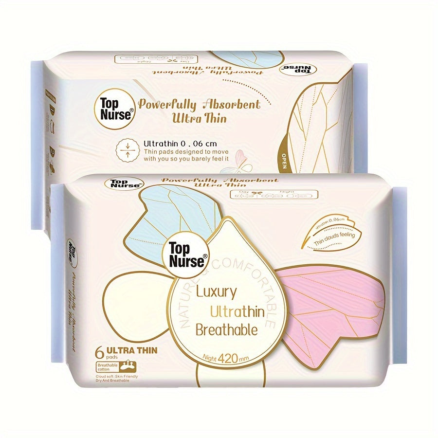 Sanitary Pads Combo Pack Ultra Thin Leak-Proof Breathable Unscented Day Night Assorted Sizes