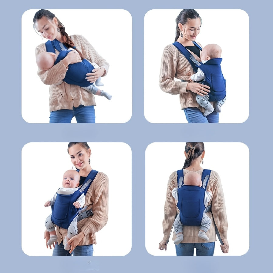 Infant and Toddler Baby Carrier with Front and Back Carry Polyester Adjustable Buckle Multiple Colors