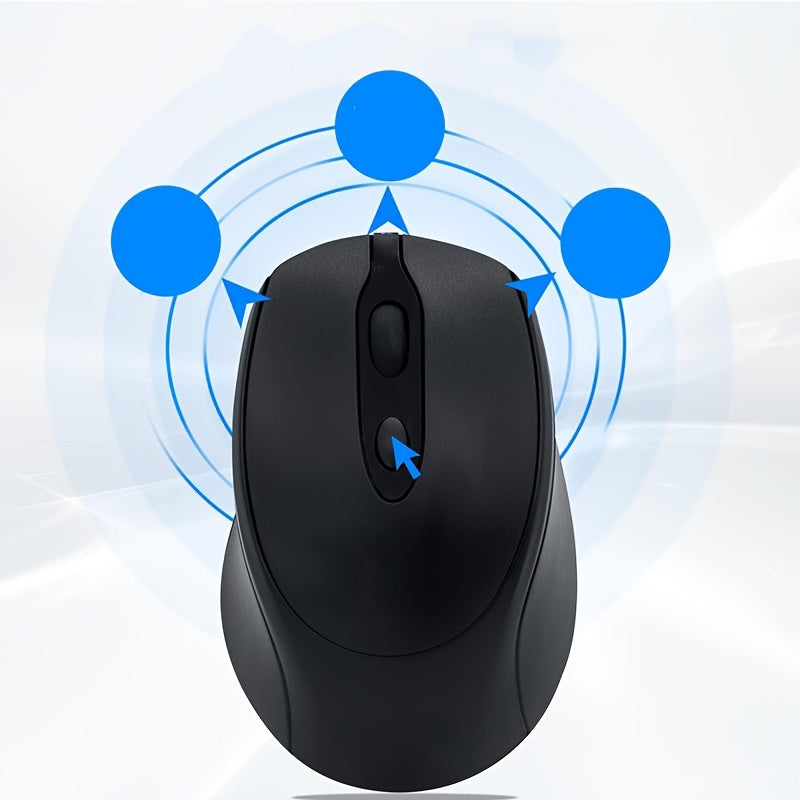 Wireless Rechargeable Dual-Mode Mouse for All Devices with Type-C Charging