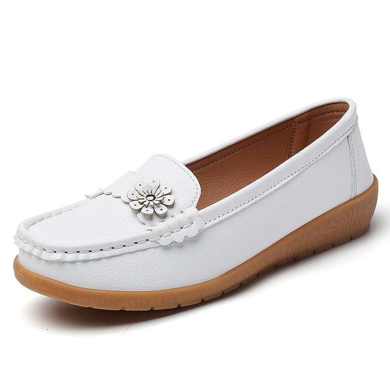 Women's Slip-Resistant Casual Flats Large Size Soft TPR Sole