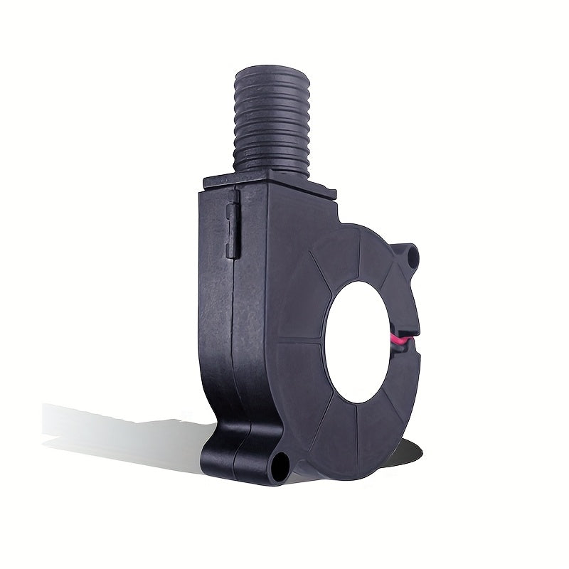 Mini Blower Fan 5015 USB Powered Silent Turbo Circular Air Outlet Black Plastic Compact