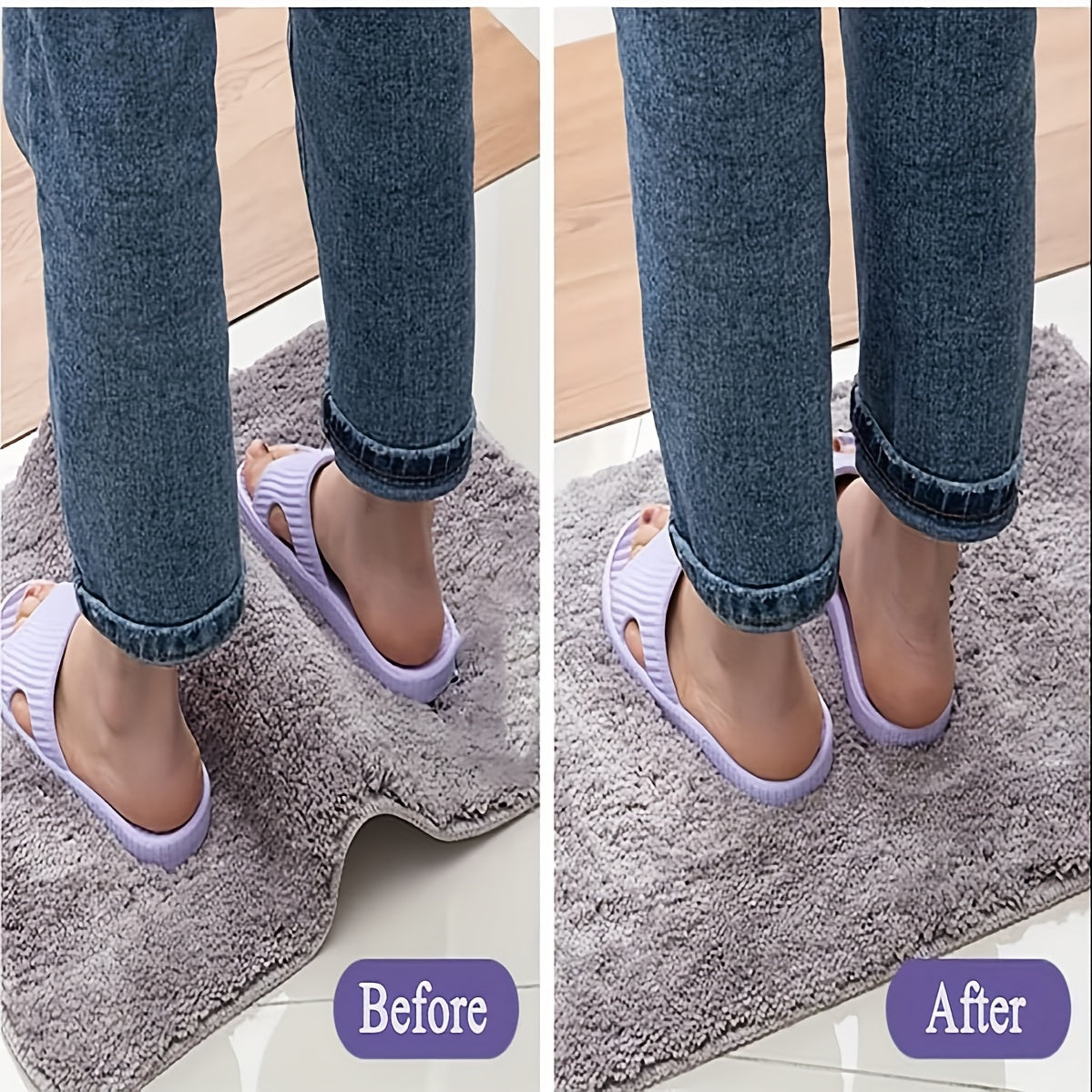 Qayta ishlatiladigan, sirpanmaydigan gilam lentasi, yog'och pol va gilamlar uchun, 8-16 ta paket