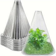 Large Reusable Plastic Plant Cloches 15/25 Pieces Protects from Birds Frost Snails