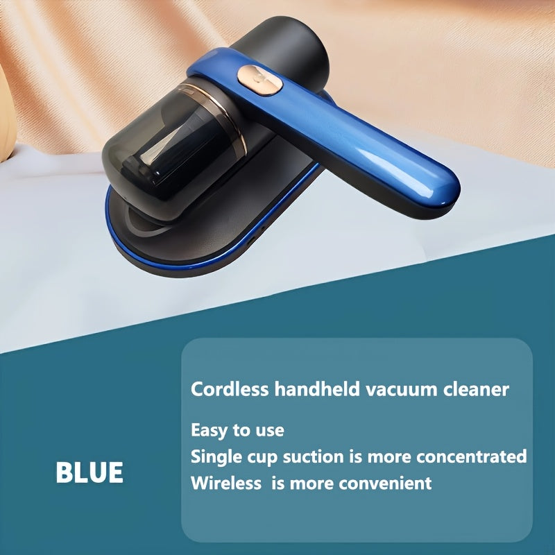 USB Rechargeable Mattress Vacuum Cleaner for Pillows Sofas Carpets and Pet Hair Removal