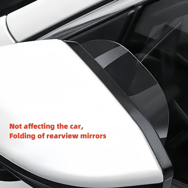 2 dona shaffof avtomobil orqa ko‘zg‘ining yomg‘ir va qor ob-havo uchun yomg‘ir qoplami