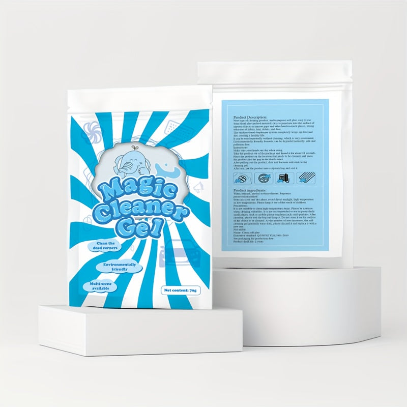 Universal Cleaning Gel for Car Interior and Electronics, Dust Remover, 1 Pack