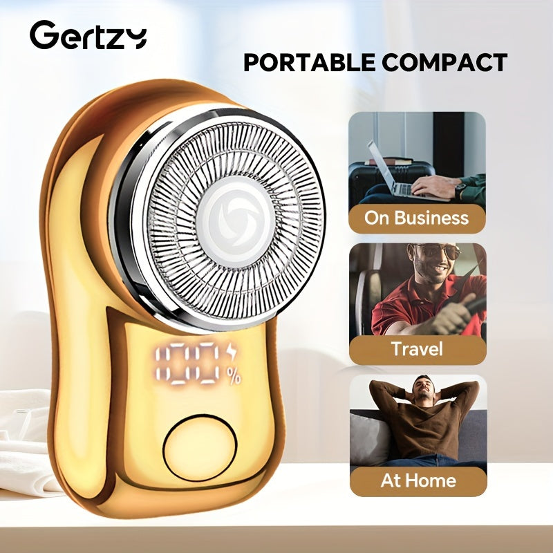 Men's Mini Portable Electric Shaver USB Rechargeable Beard Razor
