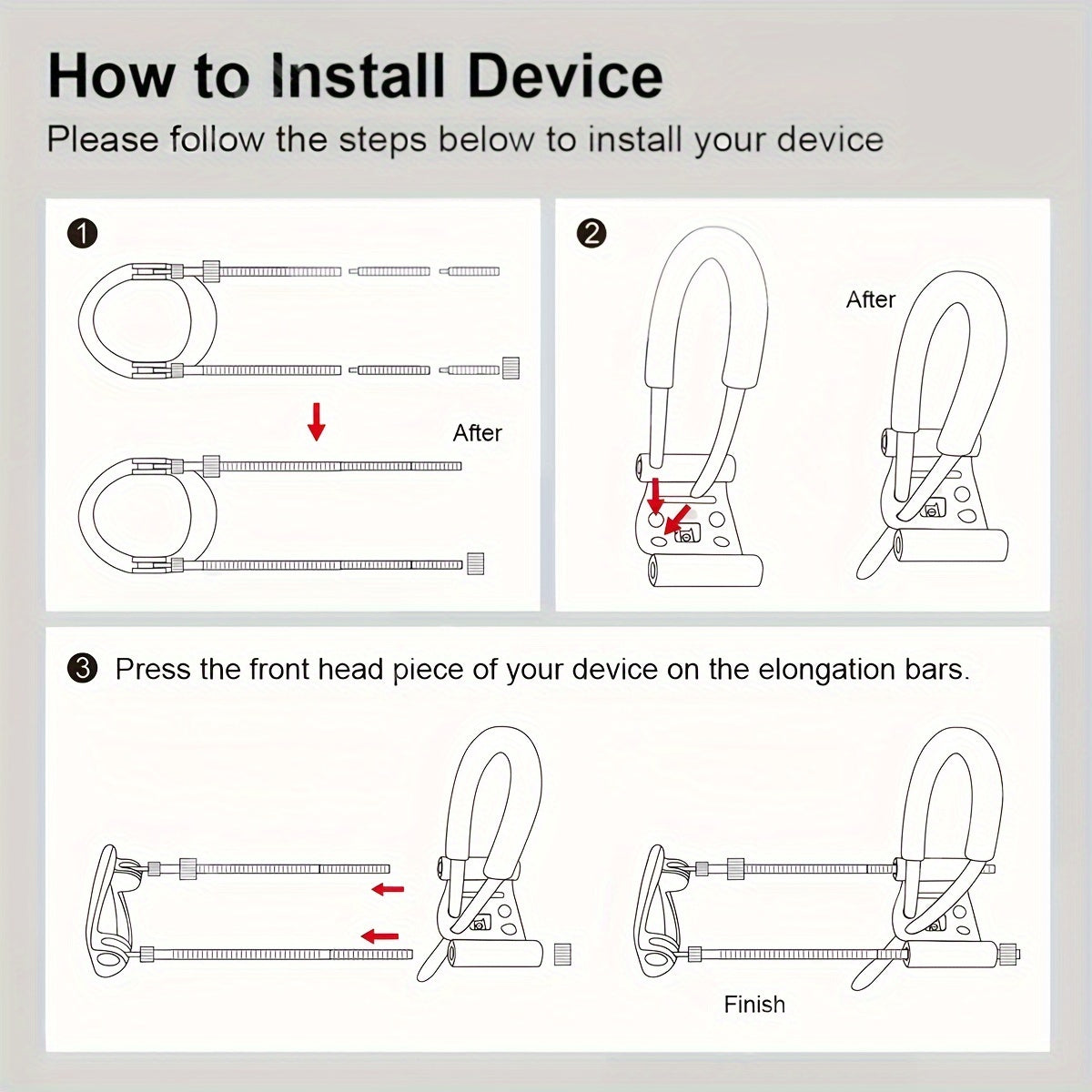 Male Penis Stretcher Kit - Adjustable, Discreet, Stretching Device