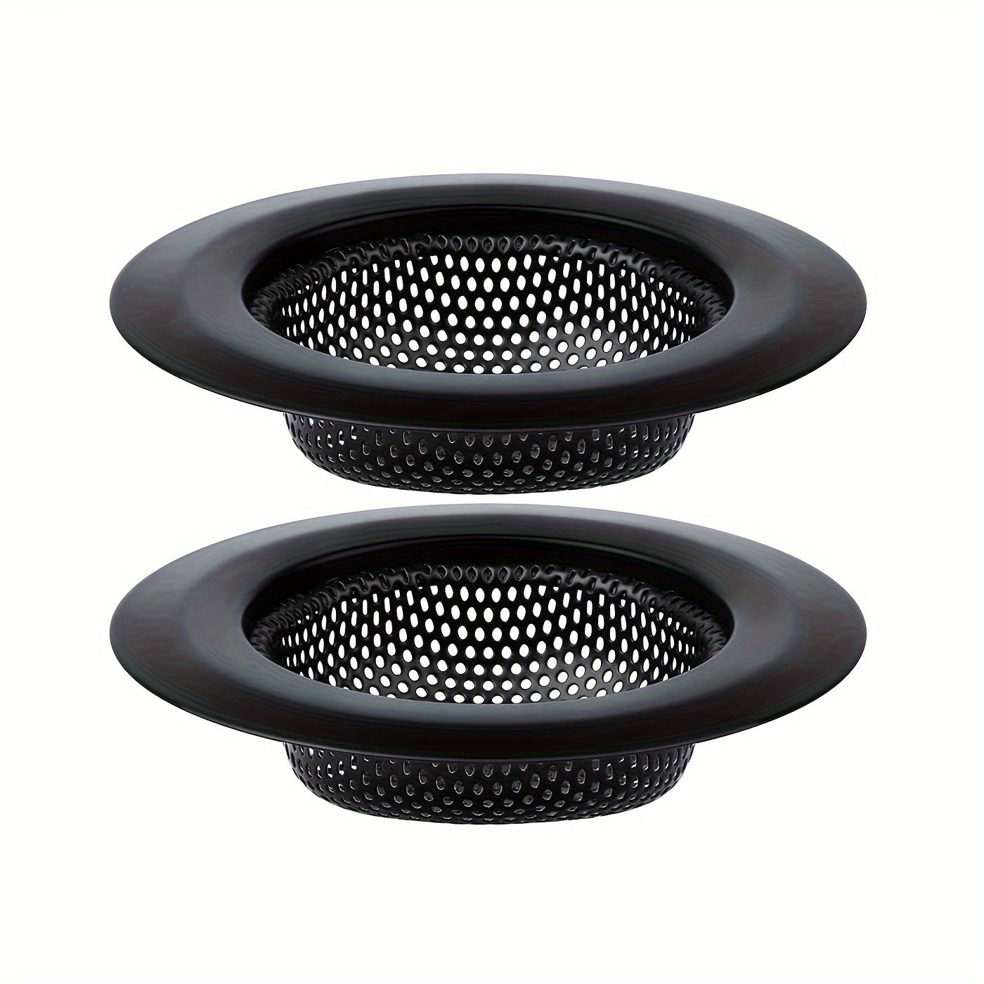 Stainless Steel Kitchen Sink Strainer Large Capacity Wide Rim Food Catcher Basket