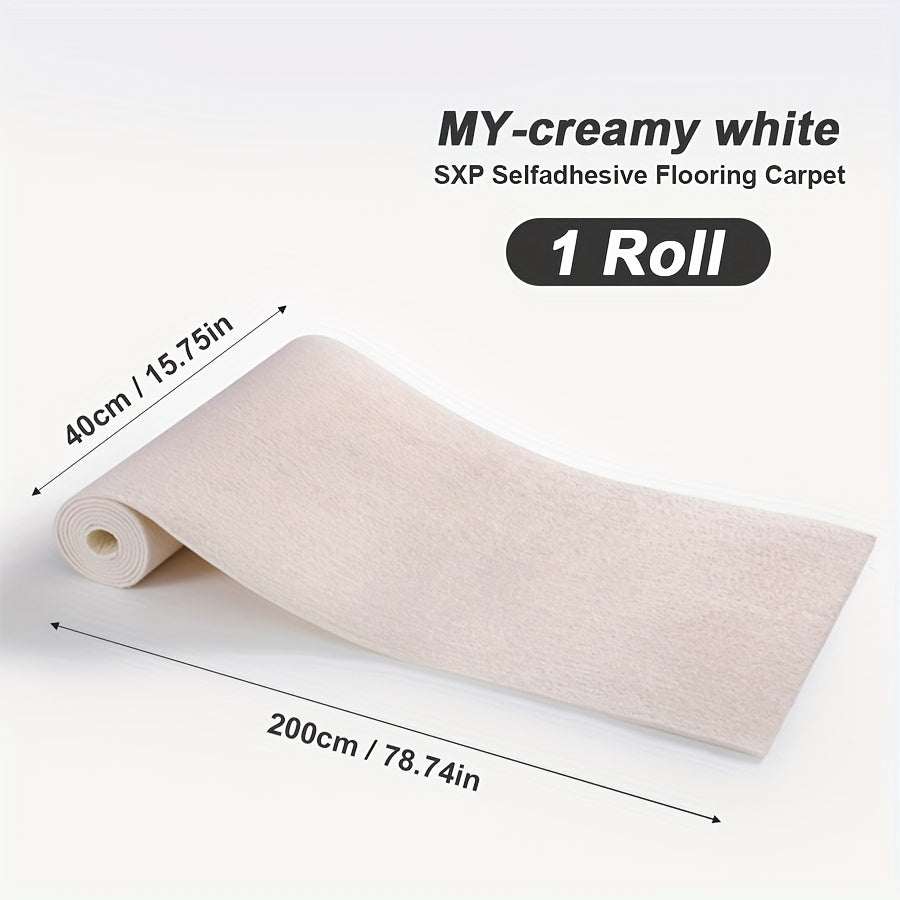 Self-Adhesive Carpet Roll for Bedroom Living Room Bathroom Door Stair Pet Non-Slip Thickened Decorative Mat
